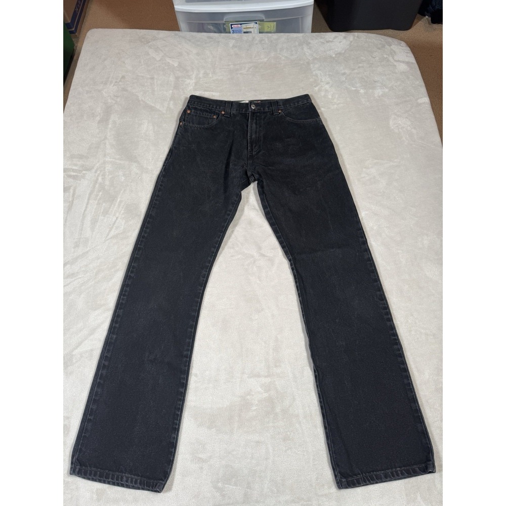 Vintage Y2K Levis 517 Jeans Size 32x34 (Fit 31x32) Black Bootcut